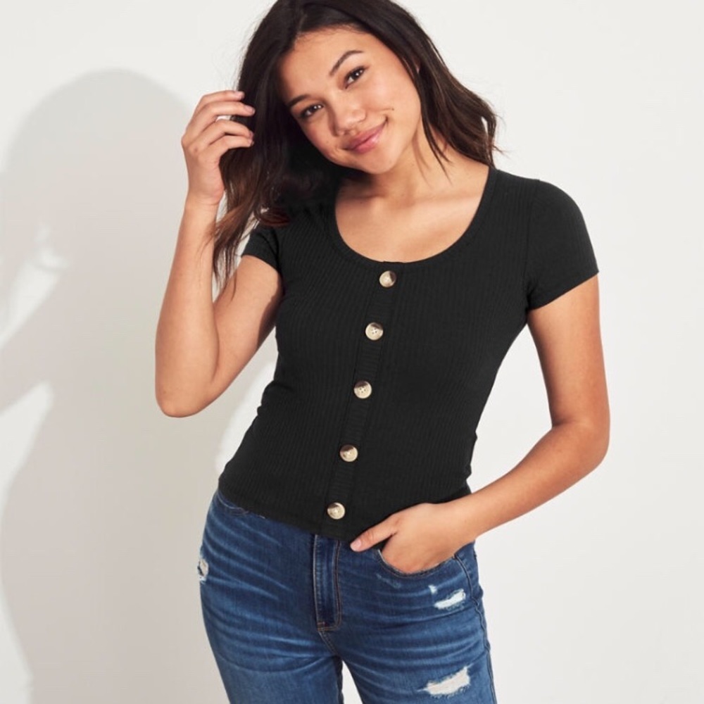 Slim Henley T (WHITE)